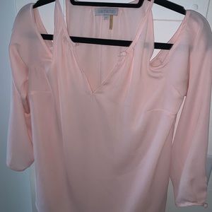 Women’s Pink Cut Out Shoulder Blouse from Lord and Taylor